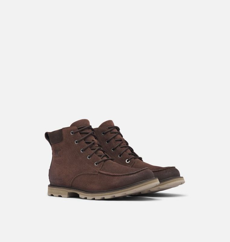 Botines Sorel Hombre - Fulton™ Moc Toe Marrones Oscuro - 15407-UNHC